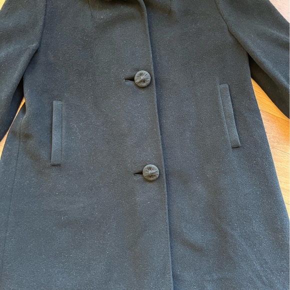 Vintage Black Wool Jacket - Picture 4 of 12